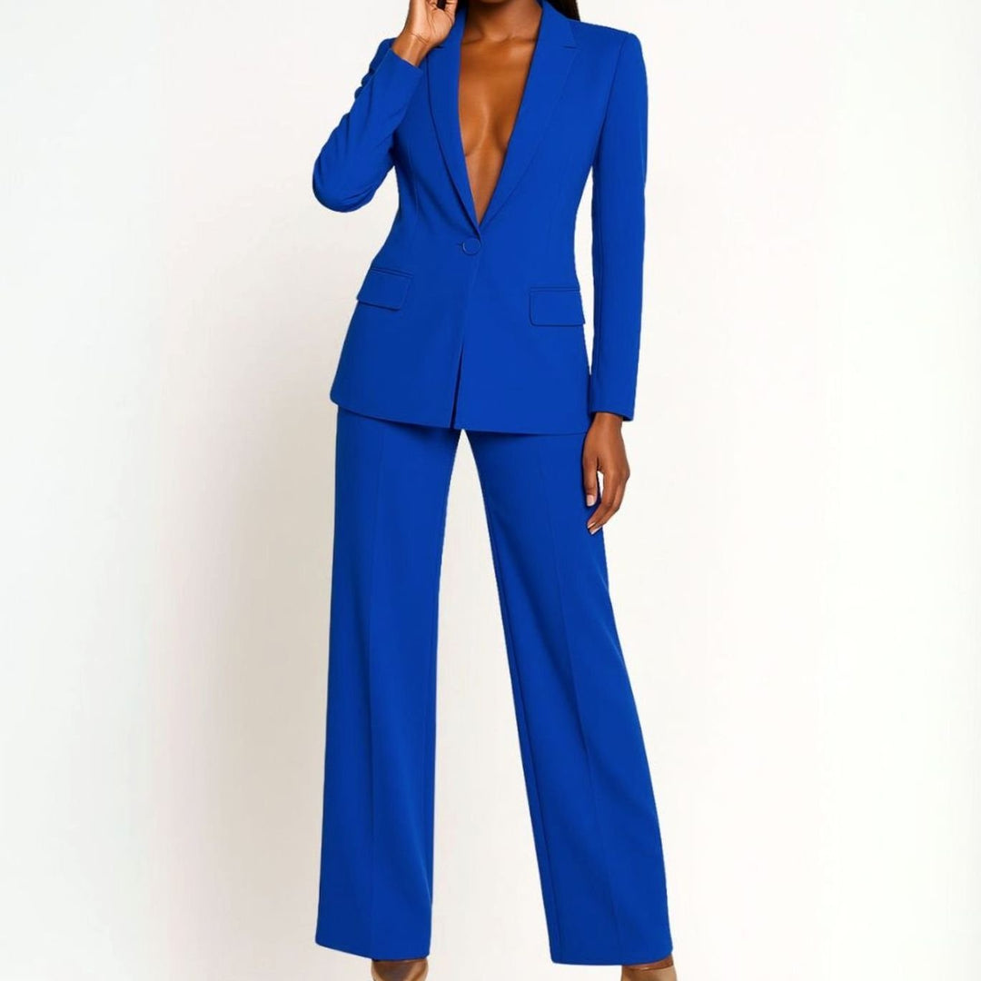 Lily | Women's Tailored Wide-Leg Blazer Suit Set