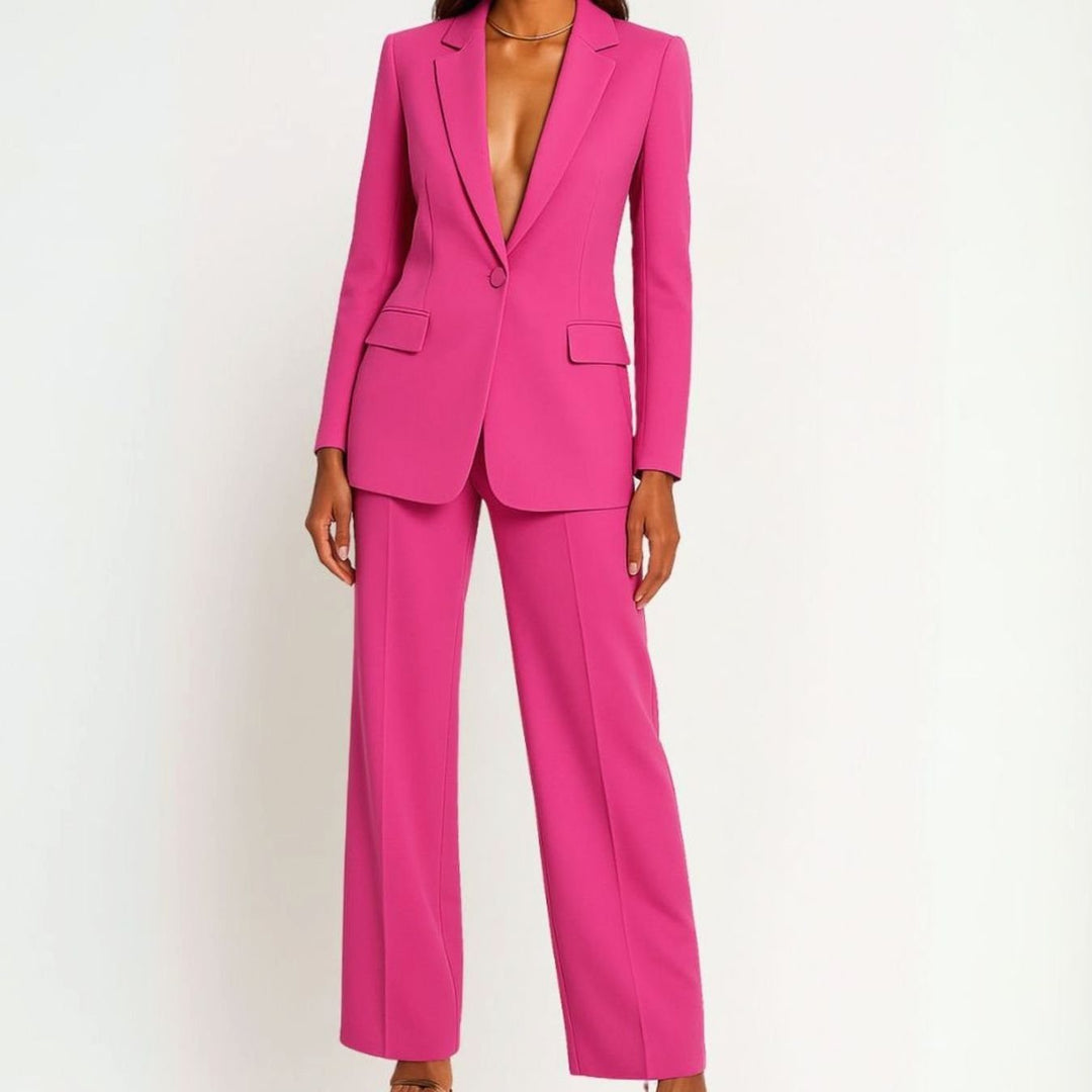 Lily | Women's Tailored Wide-Leg Blazer Suit Set