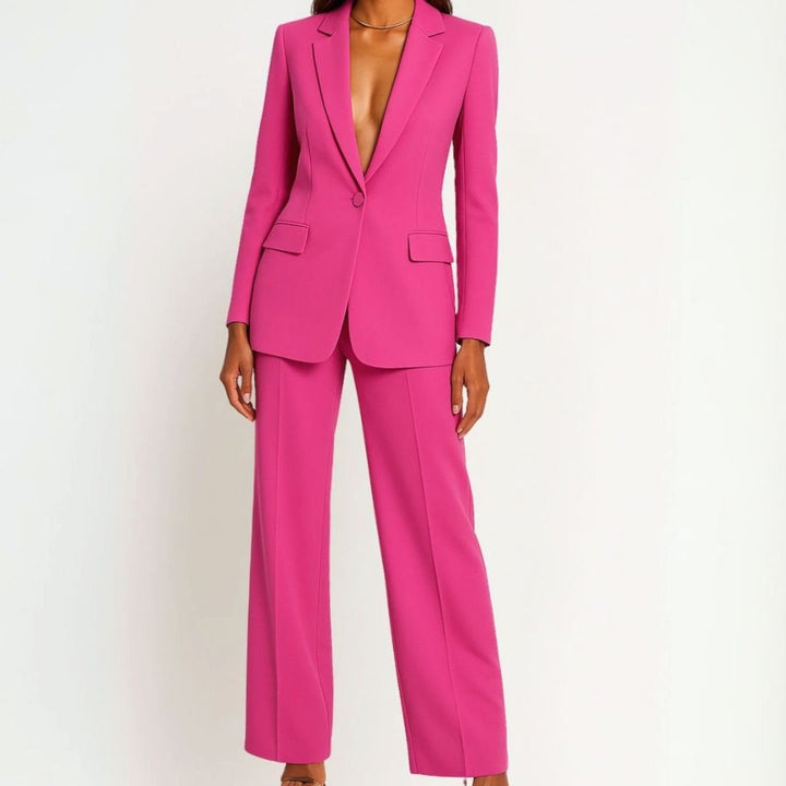 Lily | Women's Tailored Wide-Leg Blazer Suit Set