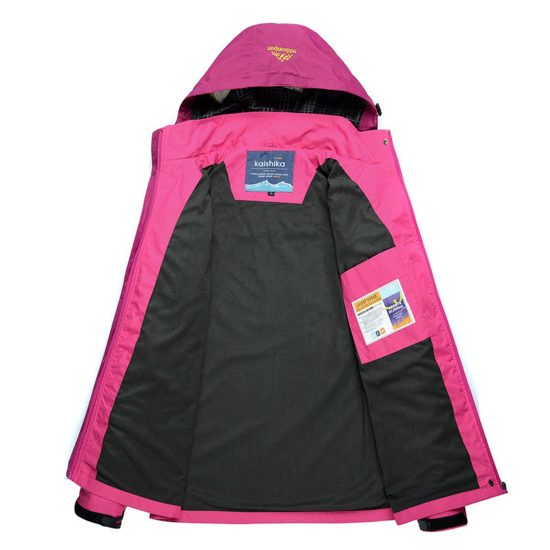 Eleanor | Women's Waterproof Hooded Outdoor Shell Quilted Jacket