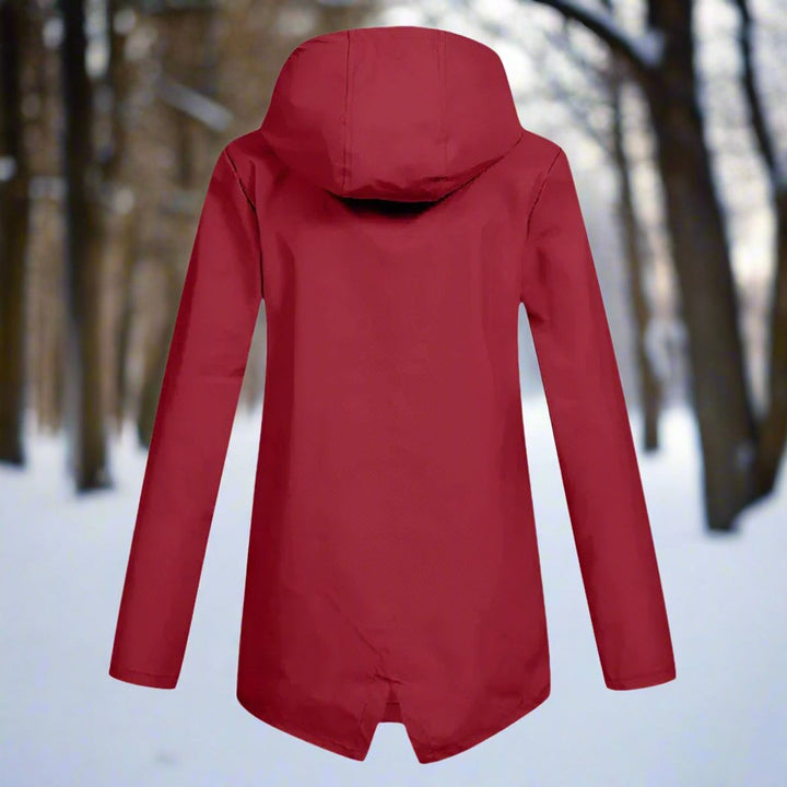 Hannah | Women's Waterproof Hooded Zip-Up Rain Jacket Adjustable Cuffs