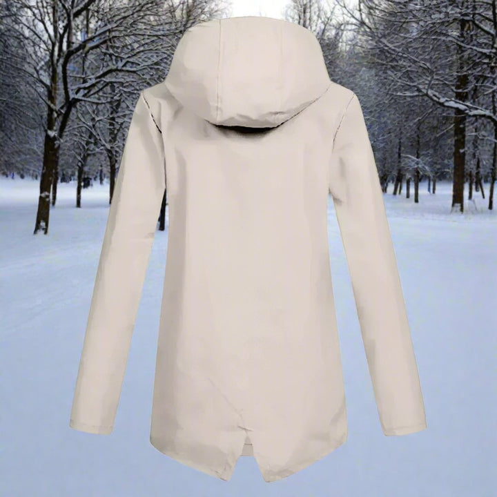 Hannah | Women's Waterproof Hooded Zip-Up Rain Jacket Adjustable Cuffs