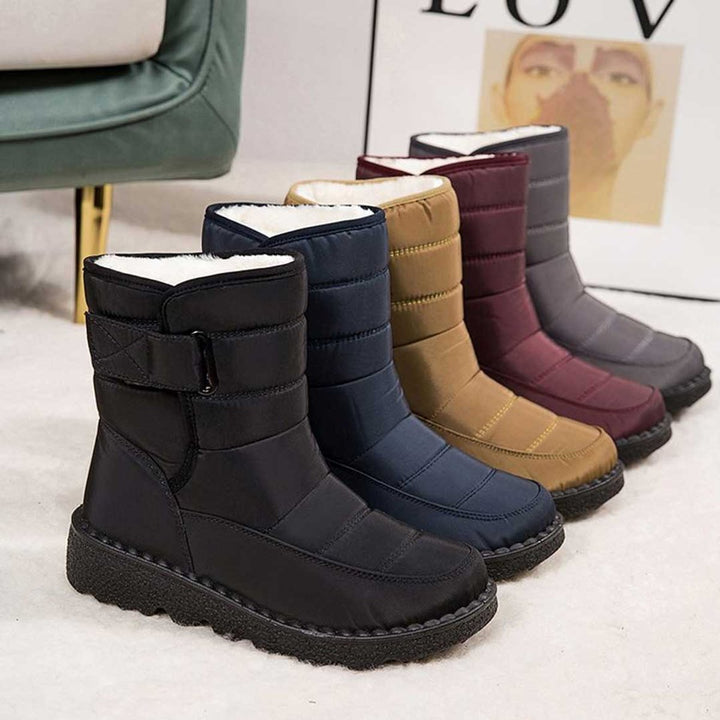 Nora | Women's Waterproof Insulated Ankle Snow Boots Winter Knee High Boots